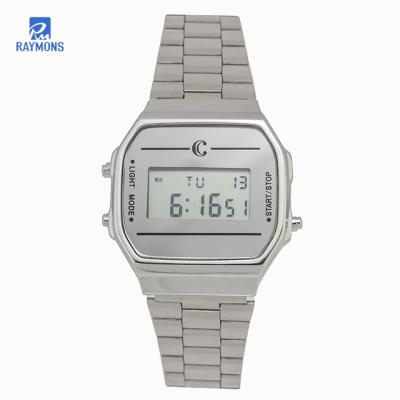 China RM-L011 Mens Wristwatches Simple Design LED Screen Stainless Steel Case Watch for sale