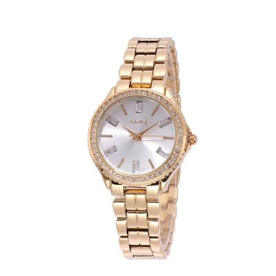 China WY-019 Women Diamond Stainless Steel Watch Non-Specific Luxury Quartz Female Watches for sale