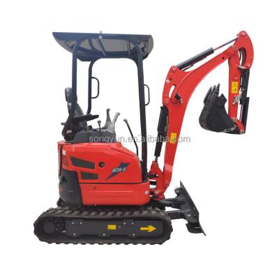 China Construction Work China CE EPA EURO 5 Micro Excavators 1.0tT 1.5T 1.7T Crawler Mini Excavator Bucket Digger Hydraulic Small Excavators for sale