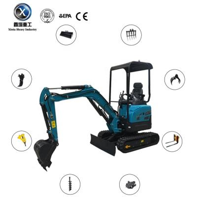 China Construction works XT Series 0.8t -- 1.7 t Hydraulic Excavator Mini Excavator With Cheap Prices For Sale for sale