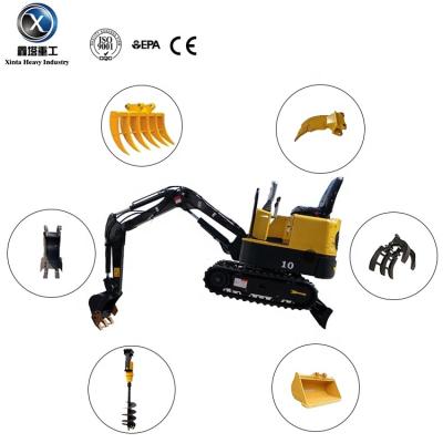 China CE EPA China Small Hydraulic Excavators Mini Excavator 08t Construction Work Mini Excavator Cheap Price for sale