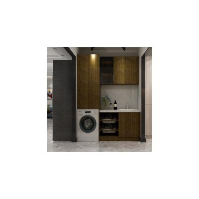 China Modern Custom Made American High Quality Stainless Steel Luxury Laundry Sink Cabinet for sale