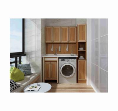 China Good Quality Modern Wholesale Customized Laundry Cabinets Wood Laminate Cabinet for sale