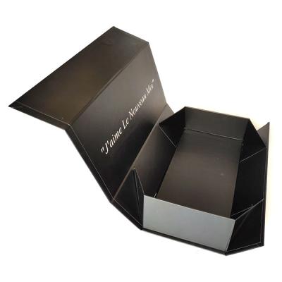 China Luxury Matte Black Magnetic Wine Gift Box Packaging Recycled Cardboard Paper Materials Closure Custom Made With Foam for sale