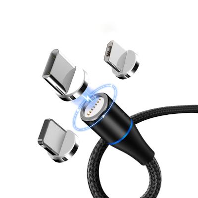 China Best Selling MP3/MP4 Player Free Sample Products 3 In 1 Magnetic USB Charger Cable for sale