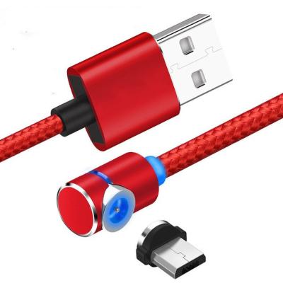 China Best Selling MP3/MP4 Player L Shape Magnetic IOS Mobile Phone Fast Charging Cable for sale