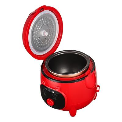 China New Style 1-2 Person Fashionable Drum Shape 1l 24v Mini Rice Cooker 2023 Rice Cooker With Food Steamer for sale