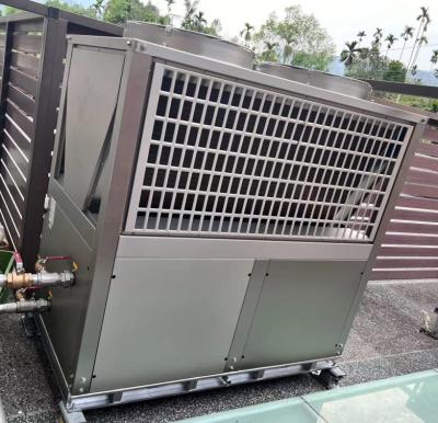 China 38kw Stainless Steel Heat Pump High Efficiency R 410A Heat Pump Outdoor Unit for sale