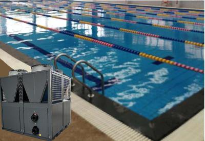 China R410A Refrigerant 40HP 168KW Air Source Heat Pump For Swimming Pools for sale