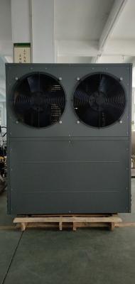 China Dark Grey Side Discharge Heat Pump Heating Cooling Compact Design for sale