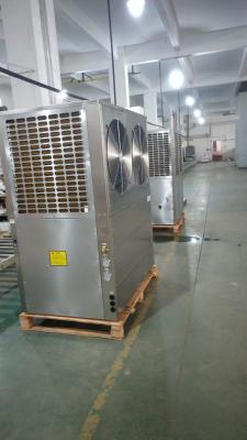 China 40KW  Side out 304# stainless steel Heat Pump Commercial Hot Water Air Source Heat Pump for sale