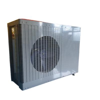 China 8kw Low Temperature EVI Domestic Air Source Heat Pump Grey Color Galvanized Shell for sale