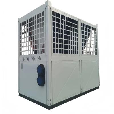 China 100kw Side Dischanger 4 Raw Of Evaporator Air Source Heat Pump For Heating & Cooling for sale