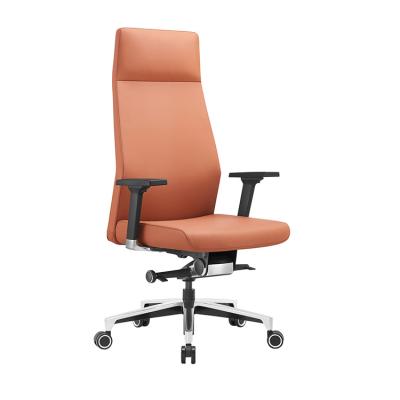 China 3D Height Adjustable Armrest Adjustable PU Leather Executive Office Furniture Ergonomic Desk Chairs For Adult for sale