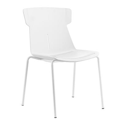 China Factory Design 518# Foshan Stackable New Design Metal Leg School Furniture High Quality Stackable Dining Chair for sale