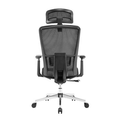 China 2022 Massage Ergonomic Executive Boss Chair With Wheels Ergonomic 3D Armrest Slide Cushion Mesh Swivel Office Chair for sale