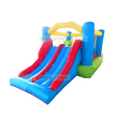 China Entertainment Commercial Rental Inflatable Obstacle For Kids , Small Inflatable Bounce House With Slide for sale