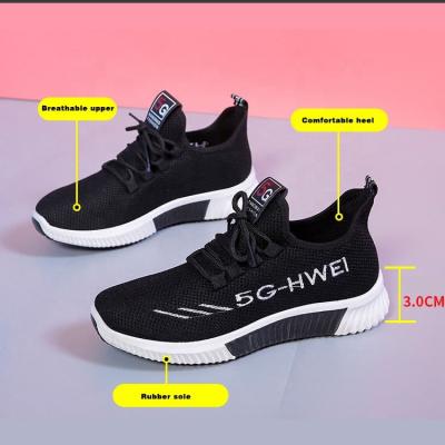 China Women's fashion breathable shoes with thick soles in 2020 for sale