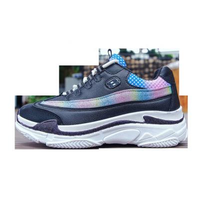 China Factory direct sale ladies trend colorful large size fashion women's fashion platform breathable shoes hot sports shoes for sale