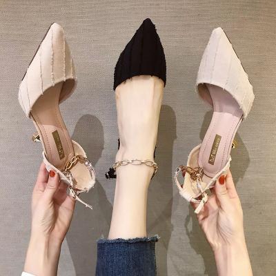 China Deodorization Private Label High Heel Crystal Wedding Shoe For Bride Women Silver Female Thin Dress Shoes for sale