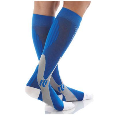 China Custom Logo Men Women Leg Support Breathable Stretch Breathable Compression Sports Running Socks for sale