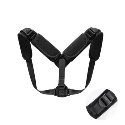 China 2021 Eco-friendly High Quality Back Brace Support Clavicle Posture Corrector Belt With Extra Pads For Women Men for sale