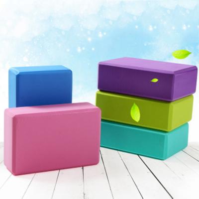 China Custom Eco-Friendly High Density Foam Durable Eva Fitness Tool Exercise Workout Eva Yoga Block for sale