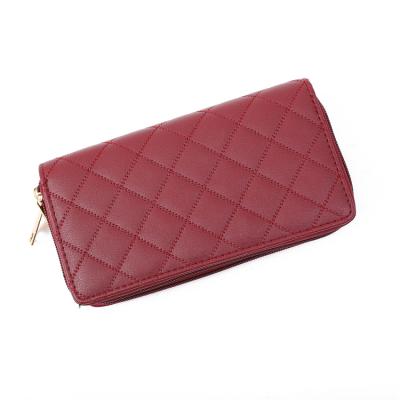 China None Styles Long Purse Coin Holder Small Clutch Purse PU Leather Women Wallet for sale