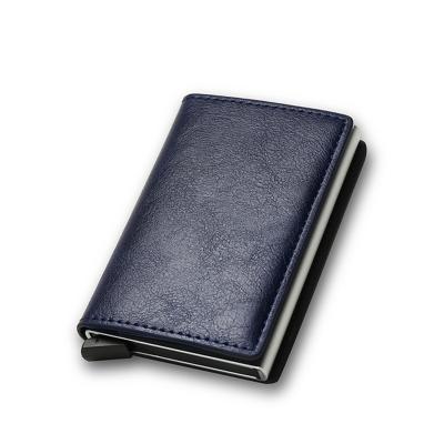 China None Hot Sale Genuine Leather Men Slim Wallet Multi-card Slot RFID Men's Leather Wallet for sale