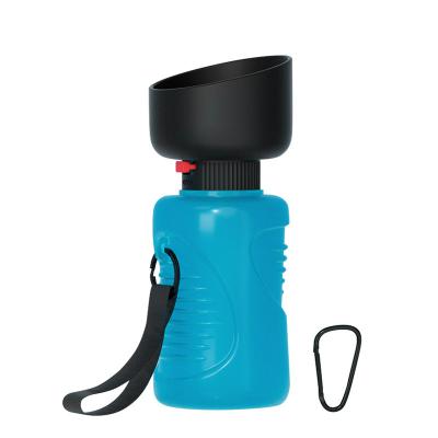 China 2022 New Arrival Non-automatic Pet Water Bottle 600ML Dog Water Bottle For Dog for sale