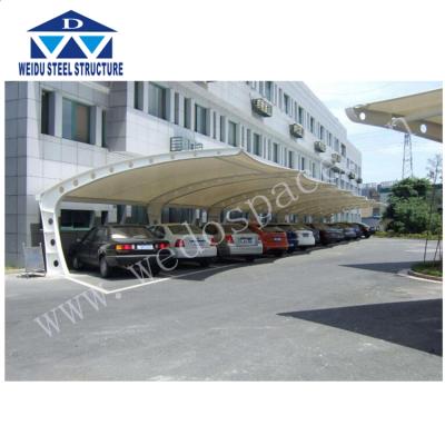 China UV Resistant Outdoor Low Price Prefab Steel Structure Car Garage Tents for sale