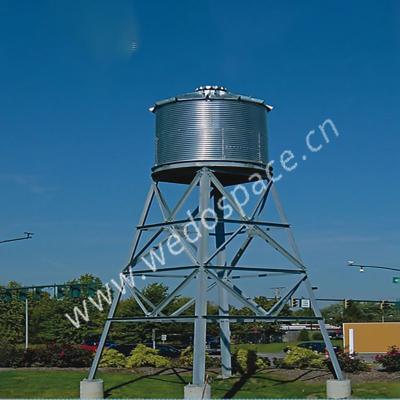 China Hot Selling Steel Structure Platform Top Products New Aerial Steel Structure Water Tank Tower for sale