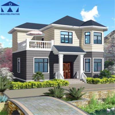 China Contemporary double or single roof is suitable for light steel structure villa for sale