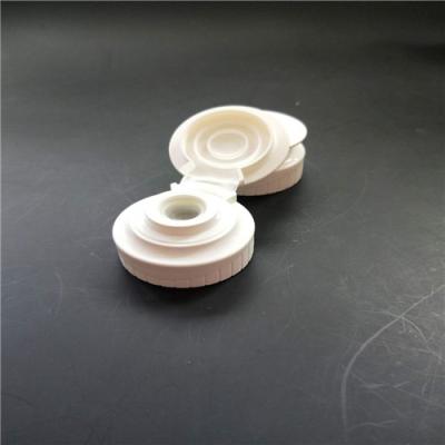 China Non Spill 38400 PP Valve Lids Silicone Bottle Flip Top Caps for sale