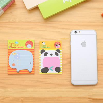 China Factory Made Wholesale Korean Self Adhesive Watercolor Sticky Notes Stationery Note Transparent Labels for sale