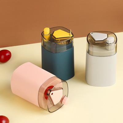 China Sustainable toothpick storage box household customized automatic push type toothpick holder for sale