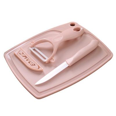 China Viable Kitchen Accessories Kitchen Knife Sets Ceramic Knife Set With Chopper for sale