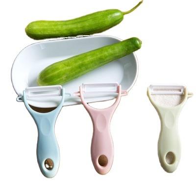 China Viable Ceramic Fruit Peeling Multifunctional Knife Kitchen Planer Household Paring Knife Potato Peeler for sale