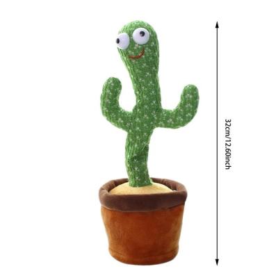 China Cute Plush Toy Cactus Shake Dancing Electronic Dancing Toy for sale