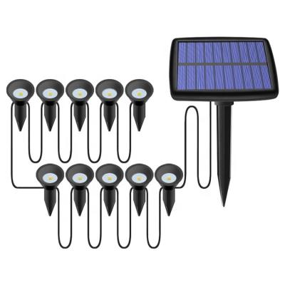 China Energy Saving Wireless Solar Backyard Focos Waterproof Lumiere Sola Light Garden Solar Lights Ip65 Garden Lamp for sale