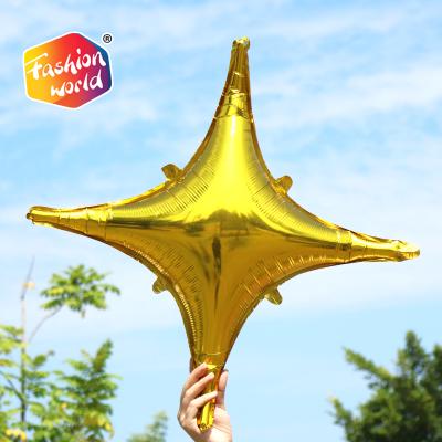 China Morden foil balloons decorated with gold star shaped balloons for sale