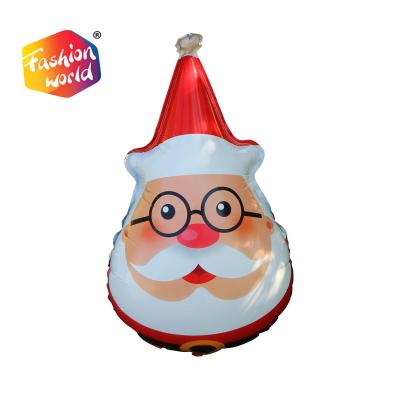 China Morden Xmas Aluminum Foil Santa Claus Tree Snowman Balloon Party Decoration Christmas Balloon for sale