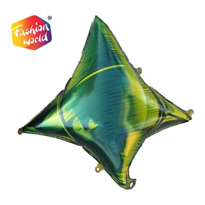 China Chinese Traditional Morden Festival Triangle Zongzi Design Aluminum Foil Balloon for sale