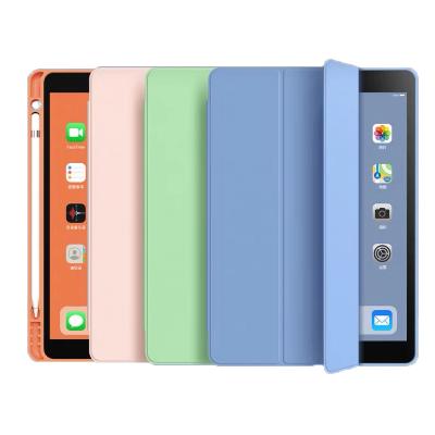 China New Ultra Thin Shockproof Smart Soft Silicone Leather Cover Tablet Case For Apple iPad Air 4 10.9 for sale