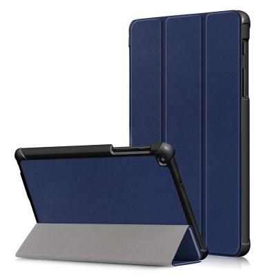 China Ultra Thin Triple Leather Tablet Cover Case Cover For Samsung Galaxy Tab One 8inch 2019 P200 P205 for sale