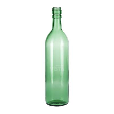 China Spirit 700ml Bordeaux Green Wine Bottle With Screw Cap for sale