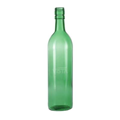 China Wine 700ml 75cl Bordeaux Wine Bottle Green Glass Bottle With Screw Cork for sale