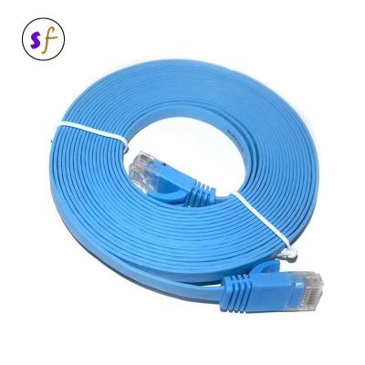 China 0.12*7*8CCA 1m CAT6 Cast Ultra Thin Flat Network RJ45 Ethernet Patch Cable Lan for sale