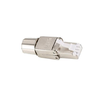 China Networking factory wholesale RJ45 CAT7 STP toolless socket rj45 connector for sale