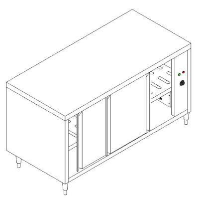 China 304 1200-2100mm Plate Heating Cabinet for sale